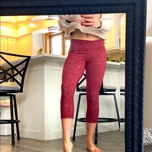 Red leggings